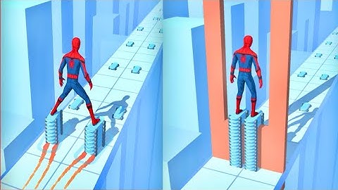 Spider-Man Skate Stack Gameplay Max Levels (iOS/Android)