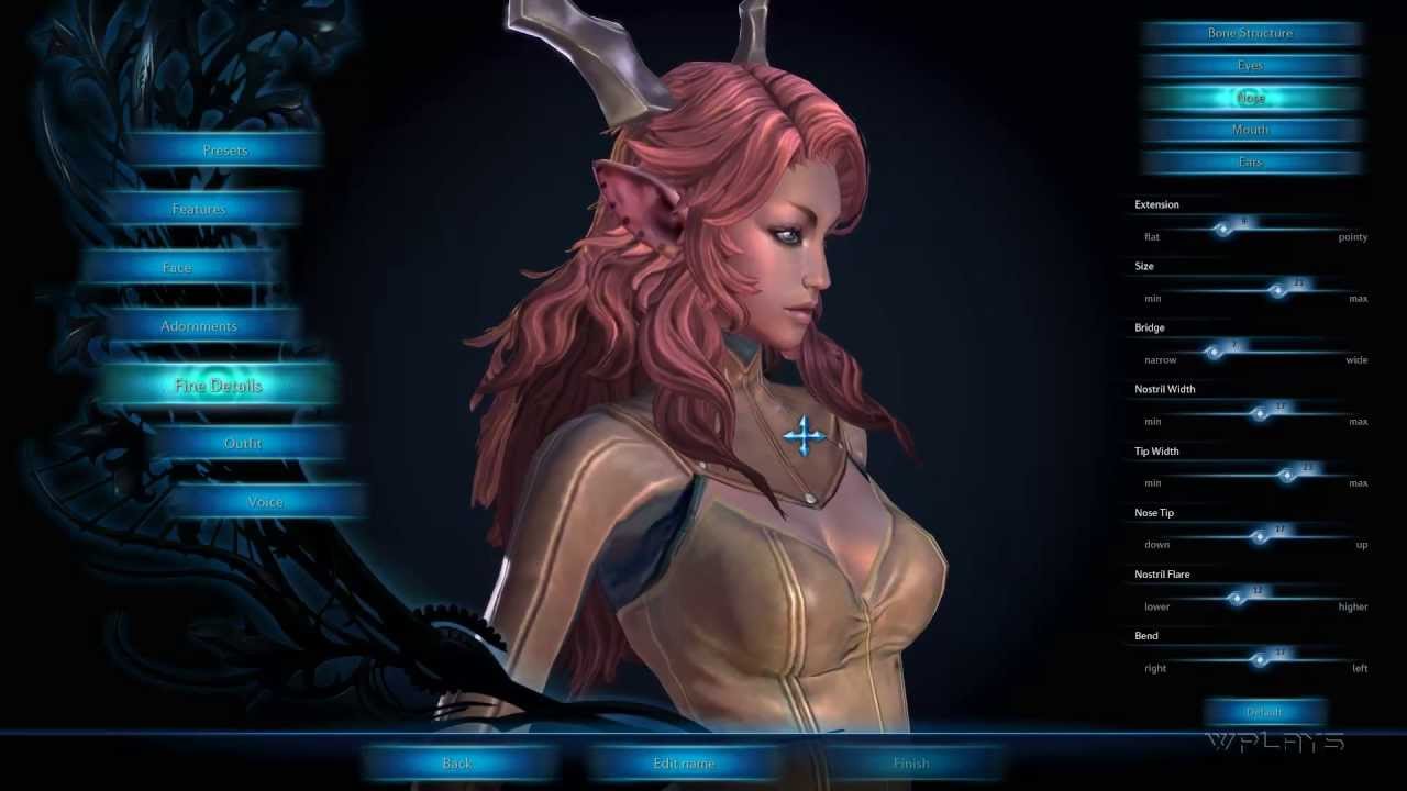 TERA - Female Castani Character Creation - In-depth Customization [1080p HD]