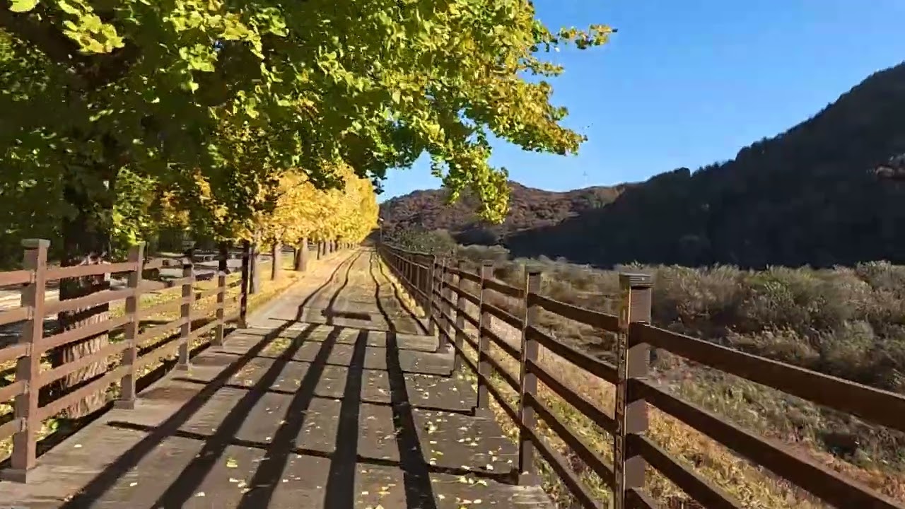 Riverside view 10 on a bicycle in Sejong(Sejong to Daejeon 2), South Korea