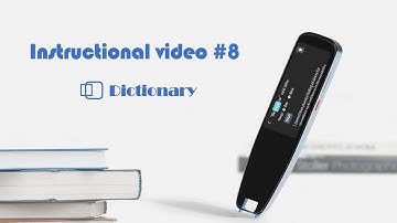 Instructional video #8️⃣ Dictionary of NEWYES Scan Reader Pen 3 PRO Translator & Reading Pen