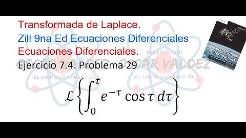 Ejercicios 7.4 Problema 29 Dennis G. ZILL ED 9na Ed. Transformada de Laplace, convolución de funcion