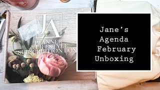 Jane’s Agenda February Unboxing