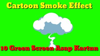 Green Screen Asap Kartun - Cartoon Smoke Effect