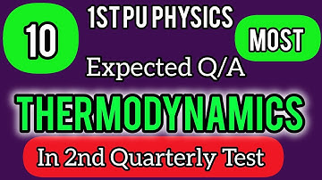 TOP Important Questions of Thermodynamics | Class 11 Physics | Scoring Questions for Exams