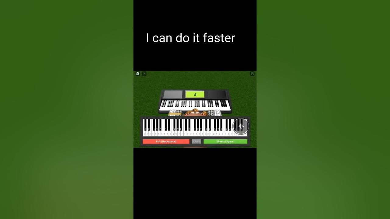 How to play fallen down on Roblox piano (check description for sheets