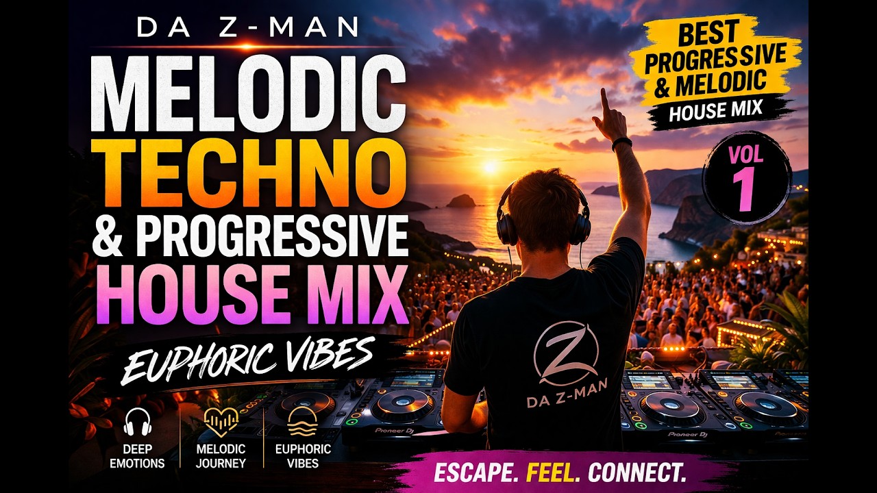 DA Z-MAN - Melodic Techno & Progressive House Mix - Euphoric Vibes Vol 1 auf YouTube ansehen DA Z-MAN - Melodic Techno & Progressive House Mix - Euphoric Vibes Vol 1 auf YouTube ansehen