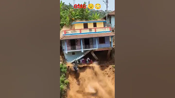 Landslide 🚨Home disaster .#landslide #disaster #aigenerated  #shortvideo #realestate