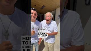 Julius Ballo With Bob Arum