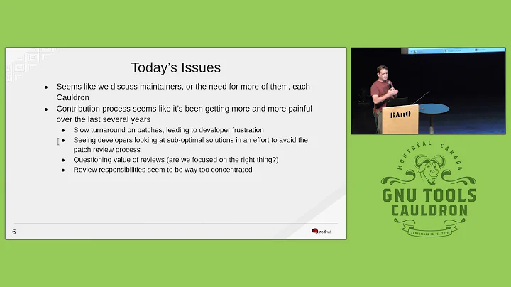 GCC Process and Procedure Improvements BoF - GNU Tools Cauldron 2019