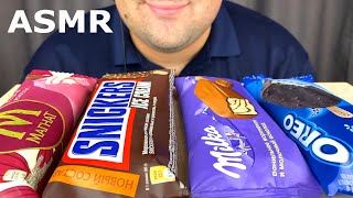 Asmr Eating Ice Cream Party Snickers, Magnum, Oreo & Milka Mukbang Eating Sounds