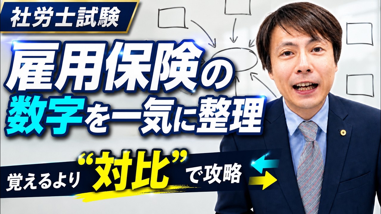 社労士試験数字まとめ】絶対外せない！雇用保険に関する数字をまとめて
