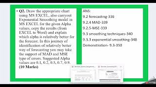 Famous NMIMS -Dec 2023 Assignment-Decision Science   : SEM2_All Wealth