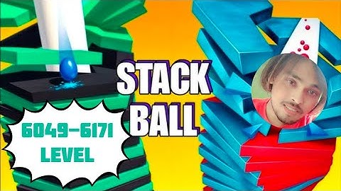 6049-6171 LEVEL 🫢 AMAZING STACKBALL CRUSH 3D  1 - #stackball #shorts