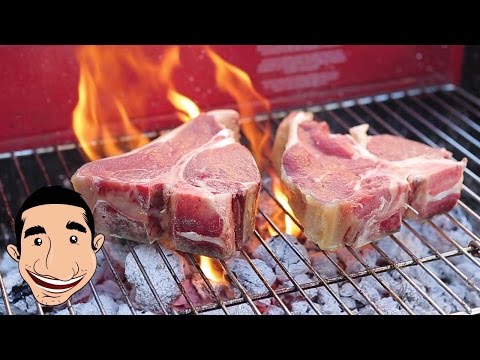 Grilled T Bone Steak Florentine Style | How to Cook a Florentine Steak - Cooking with Charcoal