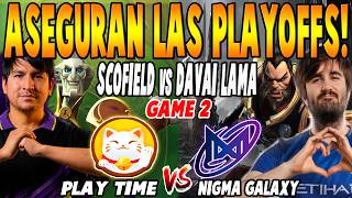 PLAY TIME vs NIGMA GALAXY [GAME 2] BO2 - SCOFIELD, WITS vs SUMAIL - ESPORT WORLD CUP 2026 DOTA 2 screenshot 3