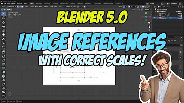 Blender 5.0: Image references with correct scaling!