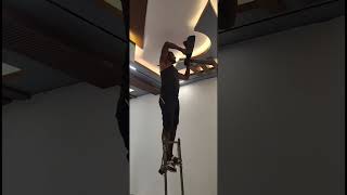 false ceiling light fitting pankha fitting electrician 💫💯#⚡