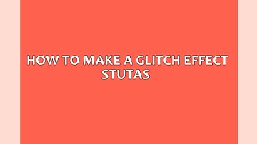 How to make Glitch effect whatsapp status   Editing in kinemaster || kinemaster stutas editing