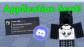 How to make an Application System / Webhook Sender - Roblox Studio