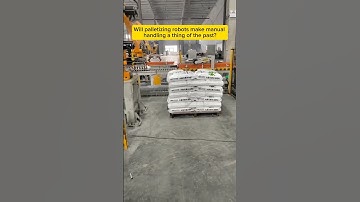 Will palletizing robots make manual handling a thing of the past?#machine #robot