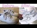 CLEANING &amp; DECORATING MY OLD TRAINERS DIY