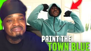 REMBLE - "PAINT THE TOWN BLUE FREESTYLE" (Official Music Video) (Shot By. Late) | REACTION