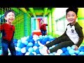 Indoor Playground Family Fun Amusement park for kids playing &amp; Baby Nursery Rhymes Song