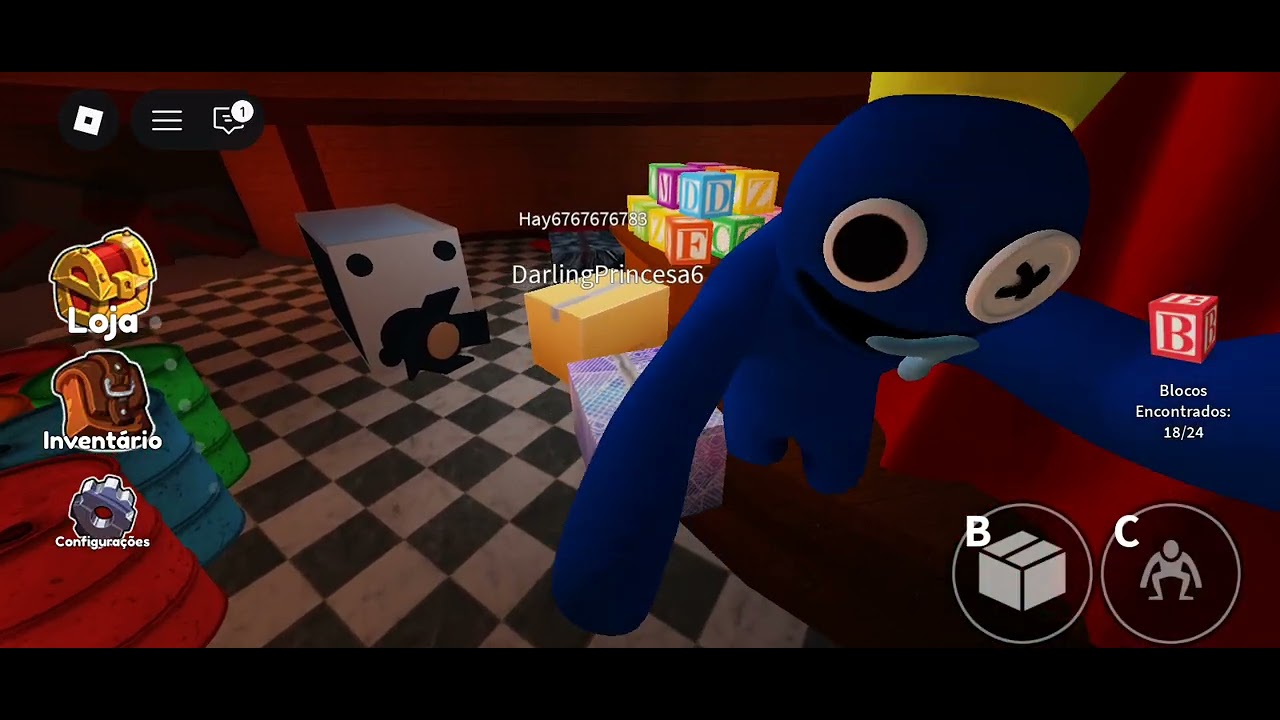 Jogando rainbow friends pela primeira vez-episódio 1