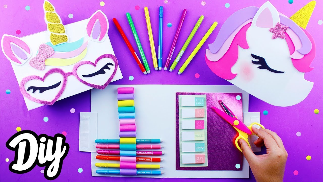 12 COSAS KAWAII PARA HACER EN CASA – ÚTILES ESCOLARES KAWAII: ARTESANÍA EN  PAPEL Y MÁS #hazlotumisma 