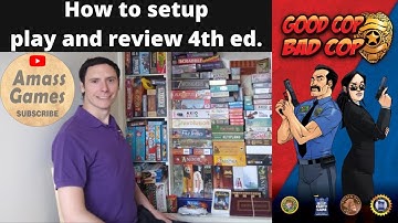 Good Cop Bad Cop 4th ed howtoplay #review #boardgame  #party #tabletop  AmassGames #games   #game