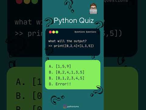 Pythonium Quiz 3 - YouTube