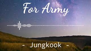 For Army - Jungkook | Instrumental