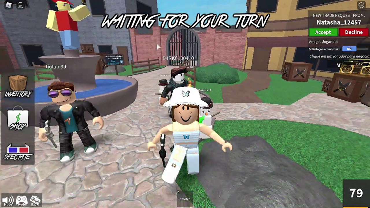 JOGANDO MURDER NO ROBLOX + EXPLICAÇÃO DO PORQUE EU SUMI Roblox #2 - YouTube