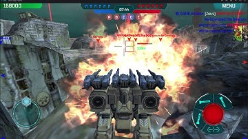 War Robots test server 2.8.0 Heavy machine gun prototype