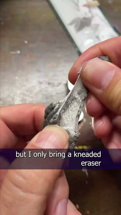 How to Make a Putty Eraser ✍️ #shorts 