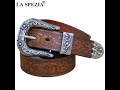 La spezia real leather belt men high quality camel pin male retro designer brand cowhide genuine