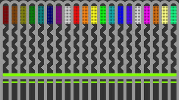 Mix & Seperate - The Team Marble Run Race ASRM 31 in Algodoo