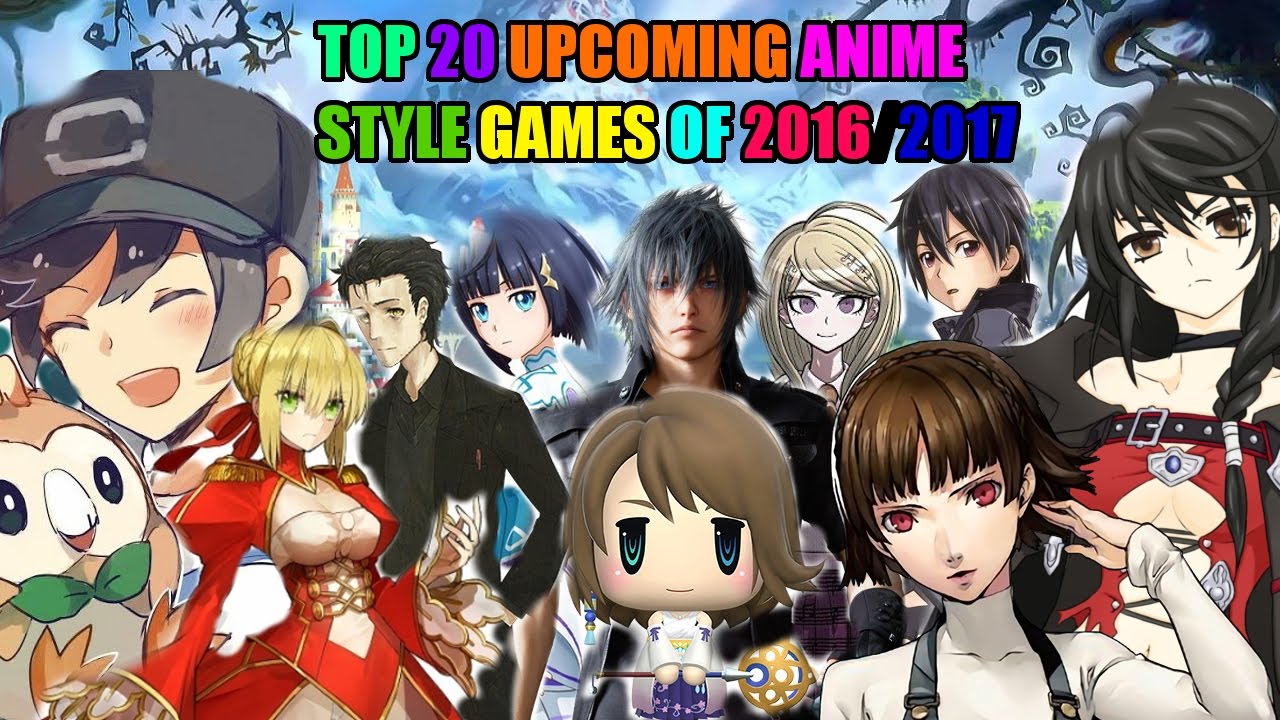 Top 20 Upcoming Japanese/Anime Games of 2016/2017 | I'M REALLY EXCITED!! -  YouTube