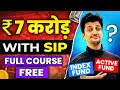 Get rich with sip what is index fund full course for beginners for free  hemant pant