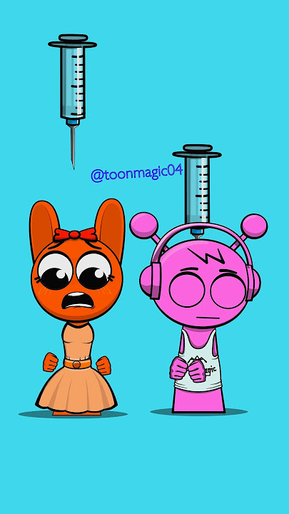 '🎨😲 PINK and OREN Swapped Their Colors! 😂✨' #sprunki #animation #funny