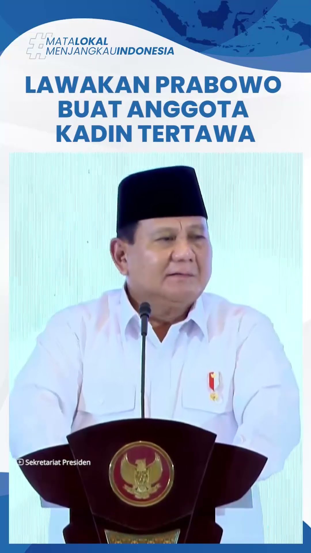 Kelakar Prabowo Buat Anggota Kadin Tertawa: Semua Kira Jadi Presiden Enak, Gak Boleh Flu, Tahu Gak?