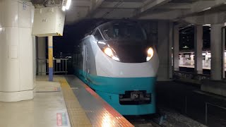 E653系K17編成リバイバルカラー水色通過　2023.12.6