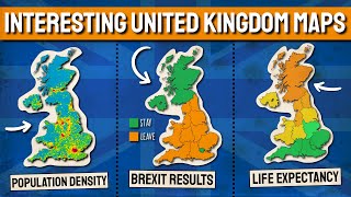 Interesting UNITED KINGDOM Maps That Teach Us About The Country