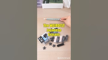 The WEIRDEST Japanese Erasers in the World! #shorts