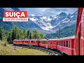 GLACIER EXPRESS o famoso trem da SUIÇA, e o Congresso Sustentável de DAVOS | SUIÇA - Ep.3