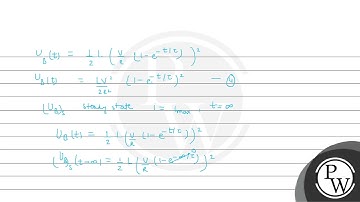 At \( t=0 \), a battery is connected to a series arrangement of a resistor and an inductor. At w...