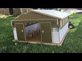 Brushwood lambing shed