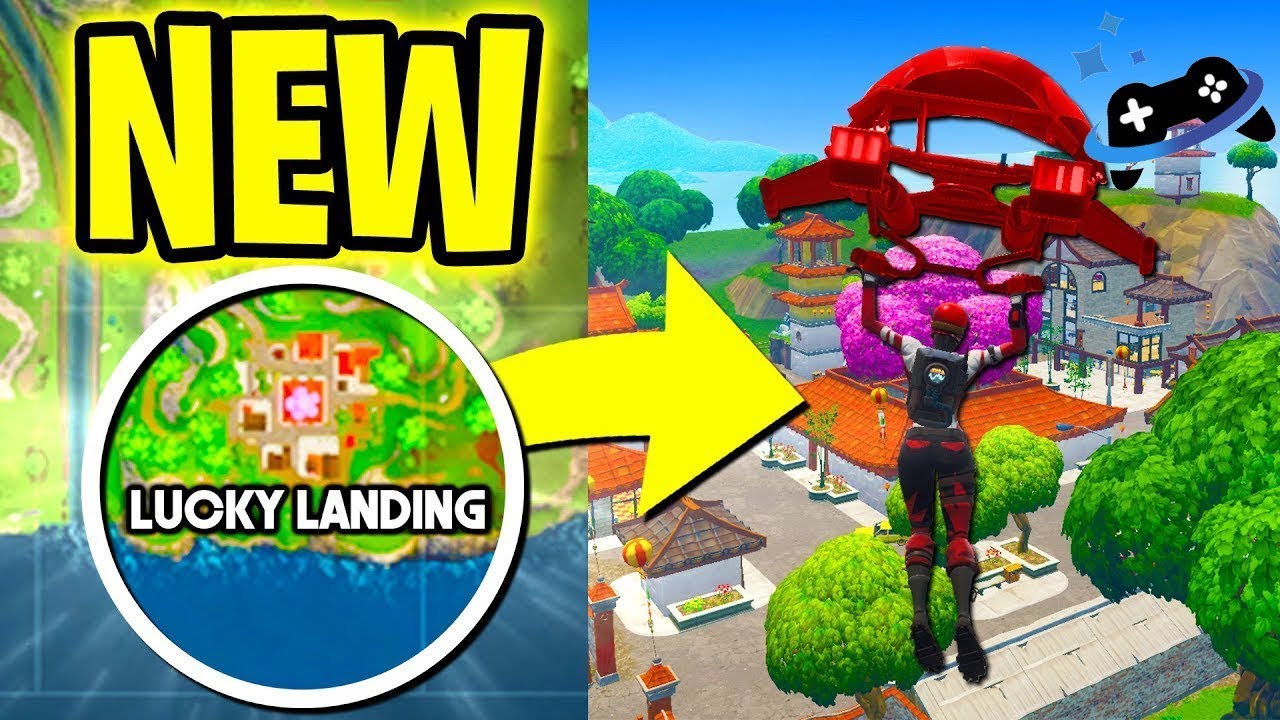 new location Lucky landing fortnite battle royale YouTube