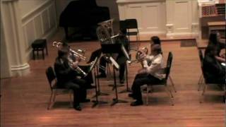 2010 Brass Quintet Suite of Brass Quintet mvt IV by Hassler.m4v