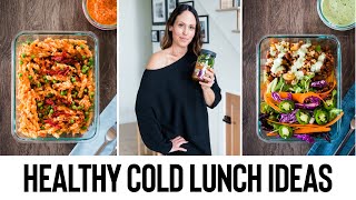 HEALTHY COLD LUNCH IDEAS FOR WORK // WEIGHT LOSS MEAL PREP